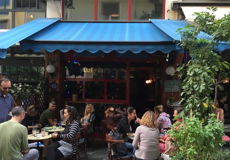 Un trago en Blue Bird